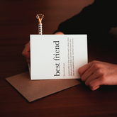 Best Friend Definition Card